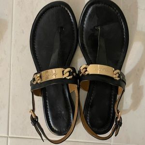 Coach Black Sandals